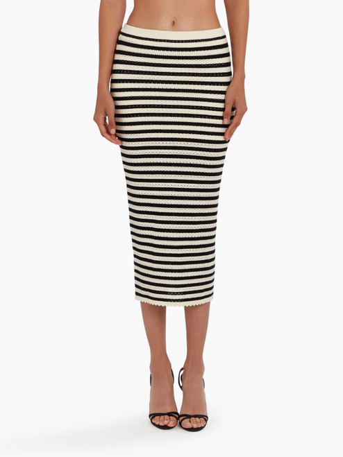 Seine Skirt - Black/Cream